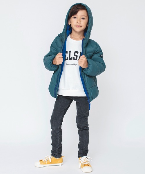 BRANSHES（ブランシェス）の「【ユニ/プレミアムストレッチ】裏起毛デニムロングパンツ（デニムパンツ・キッズ・ブラック/サックスブルー/ネイビー/ブルー・140/110/130/150/100/120/90）」の10枚目の写真