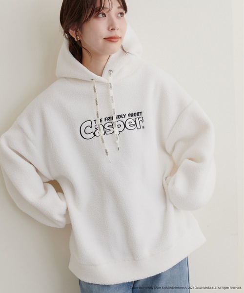 natural couture(ナチュラルクチュール)の「ユニセックス/ユニバーサルコラボ casperモコモコプルパーカー(パーカー・レディース・その他2/その他1・FREE)」の8枚目の写真