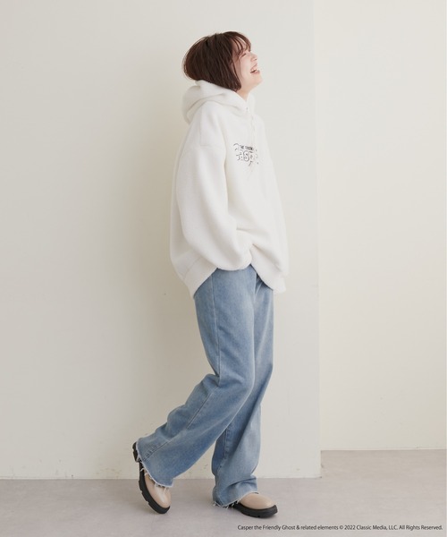 natural couture(ナチュラルクチュール)の「ユニセックス/ユニバーサルコラボ casperモコモコプルパーカー(パーカー・レディース・その他2/その他1・FREE)」の12枚目の写真