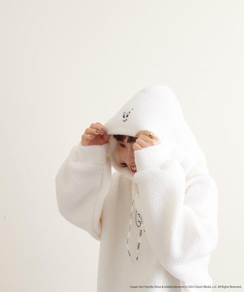 natural couture(ナチュラルクチュール)の「ユニセックス/ユニバーサルコラボ casperモコモコプルパーカー(パーカー・レディース・その他2/その他1・FREE)」の16枚目の写真