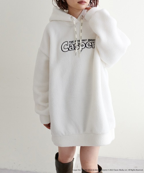 natural couture(ナチュラルクチュール)の「ユニセックス/ユニバーサルコラボ casperモコモコプルパーカー(パーカー・レディース・その他2/その他1・FREE)」の9枚目の写真