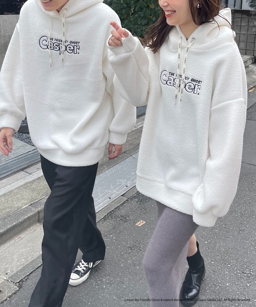 natural couture(ナチュラルクチュール)の「ユニセックス/ユニバーサルコラボ casperモコモコプルパーカー(パーカー・レディース・その他2/その他1・FREE)」の18枚目の写真