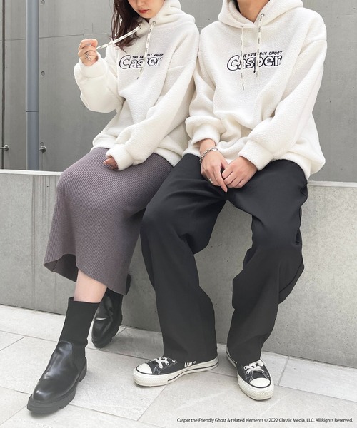 natural couture(ナチュラルクチュール)の「ユニセックス/ユニバーサルコラボ casperモコモコプルパーカー(パーカー・レディース・その他2/その他1・FREE)」の10枚目の写真