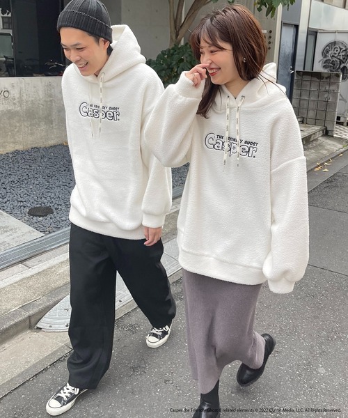 natural couture(ナチュラルクチュール)の「ユニセックス/ユニバーサルコラボ casperモコモコプルパーカー(パーカー・レディース・その他2/その他1・FREE)」の6枚目の写真