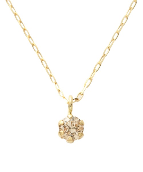 THE PLATINUM SELECT(ザ プラチナム セレクト)の「18K ダイヤネックレス 0.1ct 鑑別カード付き ブリザードフラワーBOX(ネックレス・レディース・ピンクゴールド/イエローゴールド・FREE)」の8枚目の写真