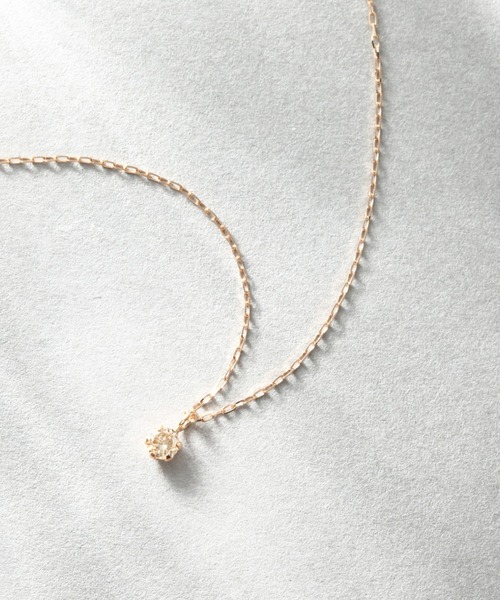 THE PLATINUM SELECT(ザ プラチナム セレクト)の「18K ダイヤネックレス 0.1ct 鑑別カード付き ブリザードフラワーBOX(ネックレス・レディース・ピンクゴールド/イエローゴールド・FREE)」の10枚目の写真