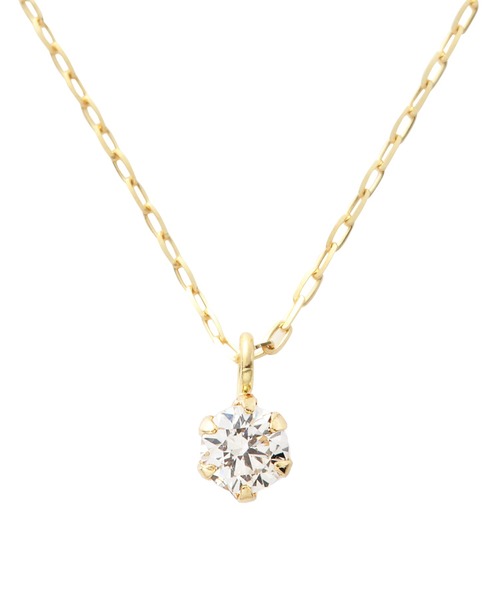 THE PLATINUM SELECT(ザ プラチナム セレクト)の「18K ダイヤネックレス 0.1ct 鑑別カード付き ブリザードフラワーBOX(ネックレス・レディース・ピンクゴールド/イエローゴールド・FREE)」の15枚目の写真