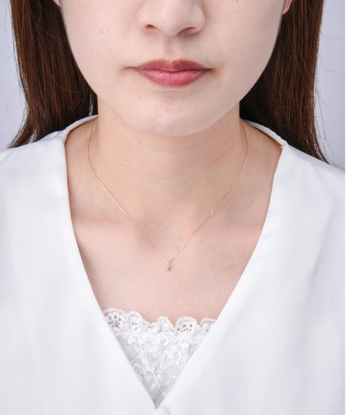 THE PLATINUM SELECT(ザ プラチナム セレクト)の「18K ダイヤネックレス 0.1ct 鑑別カード付き ブリザードフラワーBOX(ネックレス・レディース・ピンクゴールド/イエローゴールド・FREE)」の17枚目の写真