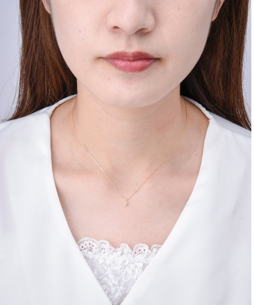 THE PLATINUM SELECT(ザ プラチナム セレクト)の「18K ダイヤネックレス 0.1ct 鑑別カード付き ブリザードフラワーBOX(ネックレス・レディース・ピンクゴールド/イエローゴールド・FREE)」の18枚目の写真