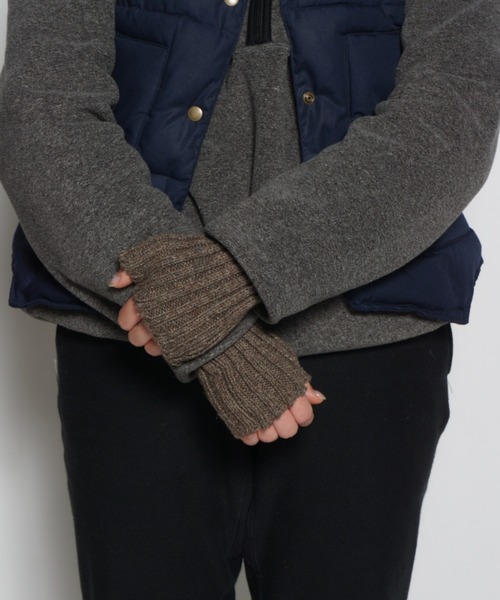 MILITARY(ミリタリー)の「WRIST WARMER(手袋・メンズ・ブラウン・FREE)」の1枚目の写真