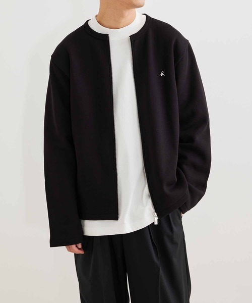 agnes b. pour ADAM ET ROPE´】CARDIGAN CLASSIQUE ZIP/UNISEX