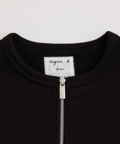agnes b. pour ADAM ET ROPE´】CARDIGAN CLASSIQUE ZIP/UNISEX