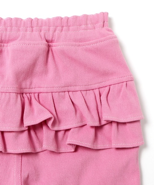 KP(ケーピー)の「ストレッチニットツイル後ろフリルパンツ(80~90cm)(その他パンツ・キッズ・ピンク/イエロー・90cm)」の6枚目の写真