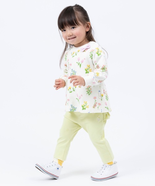 KP(ケーピー)の「ストレッチニットツイル後ろフリルパンツ(80~90cm)(その他パンツ・キッズ・ピンク/イエロー・90cm)」の15枚目の写真