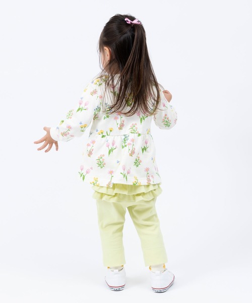 KP(ケーピー)の「ストレッチニットツイル後ろフリルパンツ(80~90cm)(その他パンツ・キッズ・ピンク/イエロー・90cm)」の13枚目の写真