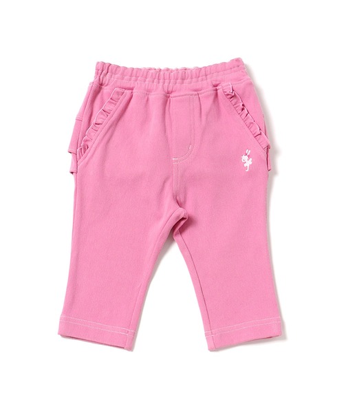 KP(ケーピー)の「ストレッチニットツイル後ろフリルパンツ(80~90cm)(その他パンツ・キッズ・ピンク/イエロー・90cm)」の5枚目の写真