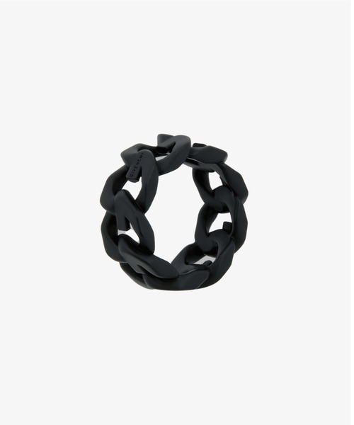 GIVENCHY（ジバンシイ）の「G CHAIN ENAMEL RING（リング・レディース・ブラック・54/52/56/58/50）」の2枚目の写真