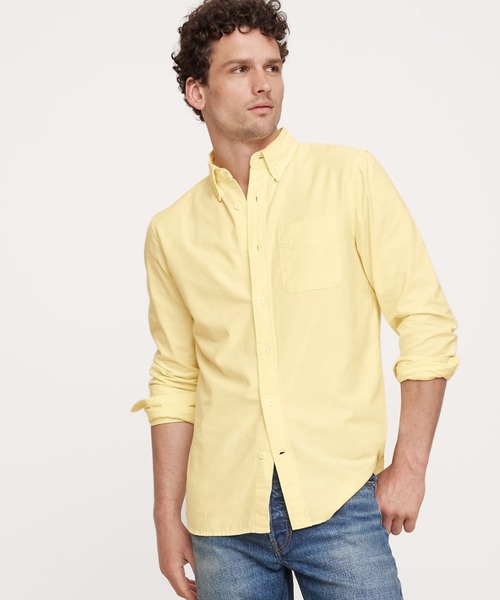 Banana Republic(バナナリパブリック)の「アンタック オックスフォード シャツ(シャツ/ブラウス・メンズ・ライトブルー/ホワイト/イエロー・S/M/L/XL)」の3枚目の写真