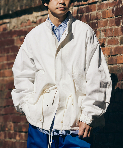 リップストップ ショートモッズコート（モッズコート）｜417