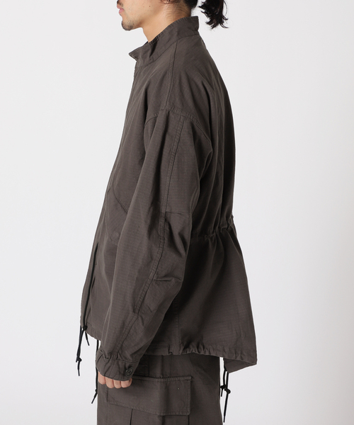 417 EDIFICE（フォーワンセブンエディフィス）の「リップストップ ショートモッズコート（モッズコート・メンズ・グリーン/ホワイト/ブラック/ブルー系その他・LARGE/MEDIUM）」の9枚目の写真