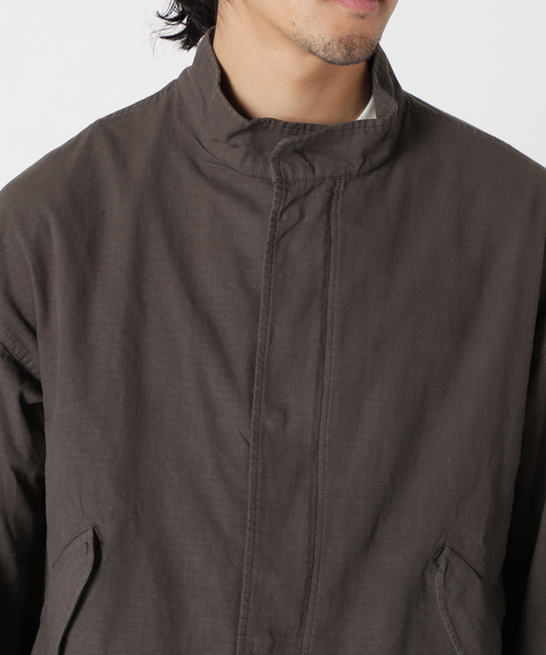 417 EDIFICE（フォーワンセブンエディフィス）の「リップストップ ショートモッズコート（モッズコート・メンズ・グリーン/ホワイト/ブラック/ブルー系その他・LARGE/MEDIUM）」の12枚目の写真