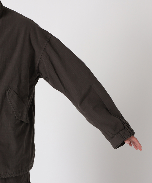 417 EDIFICE（フォーワンセブンエディフィス）の「リップストップ ショートモッズコート（モッズコート・メンズ・グリーン/ホワイト/ブラック/ブルー系その他・LARGE/MEDIUM）」の13枚目の写真