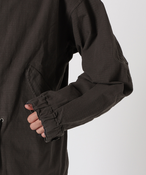 417 EDIFICE（フォーワンセブンエディフィス）の「リップストップ ショートモッズコート（モッズコート・メンズ・グリーン/ホワイト/ブラック/ブルー系その他・LARGE/MEDIUM）」の14枚目の写真