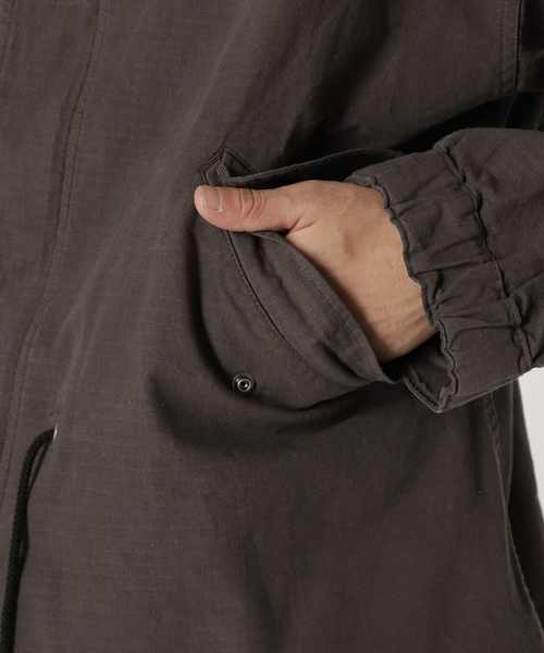 417 EDIFICE（フォーワンセブンエディフィス）の「リップストップ ショートモッズコート（モッズコート・メンズ・グリーン/ホワイト/ブラック/ブルー系その他・LARGE/MEDIUM）」の15枚目の写真