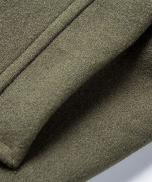 aimoha（アイモハ）の「ロングチェスターコート（チェスターコート・メンズ・グリーン/ブラウン/ブラック・X-LARGE/XX-LARGE/LARGE/MEDIUM）」の9枚目の写真