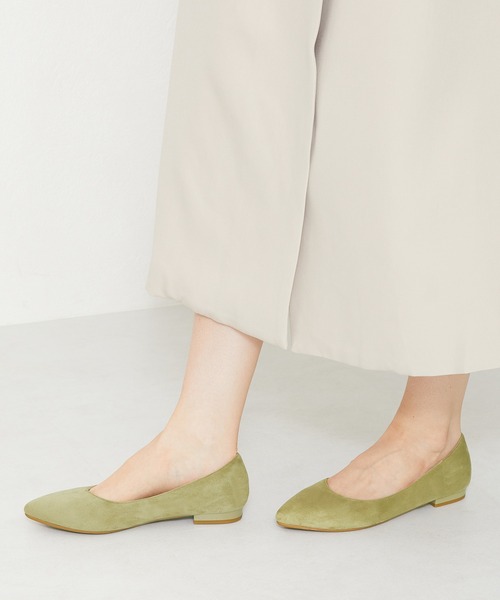 ORiental TRaffic（オリエンタルトラフィック）の「跳べるパンプス プレーンフラットヒール R-3212（パンプス・レディース・ブラック/ピンク/グリーン/パープル/ベージュ・33/34/35/36/37/38/39/40/41/42/43）」の22枚目の写真