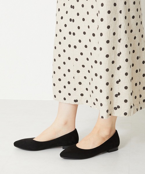 ORiental TRaffic（オリエンタルトラフィック）の「跳べるパンプス プレーンフラットヒール R-3212（パンプス・レディース・ブラック/ピンク/グリーン/パープル/ベージュ・33/34/35/36/37/38/39/40/41/42/43）」の15枚目の写真