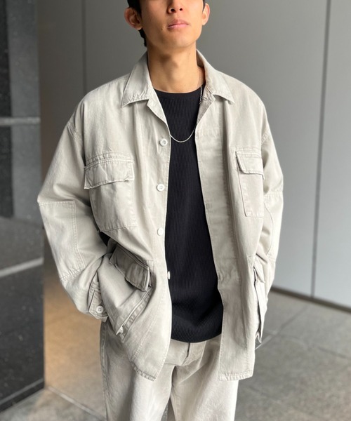 CIAOPANIC(チャオパニック)の「【ai no de/アイノデ】OKAYAMA デニムブルゾン(デニムジャケット・メンズ・グレー・LARGE/MEDIUM)」の10枚目の写真