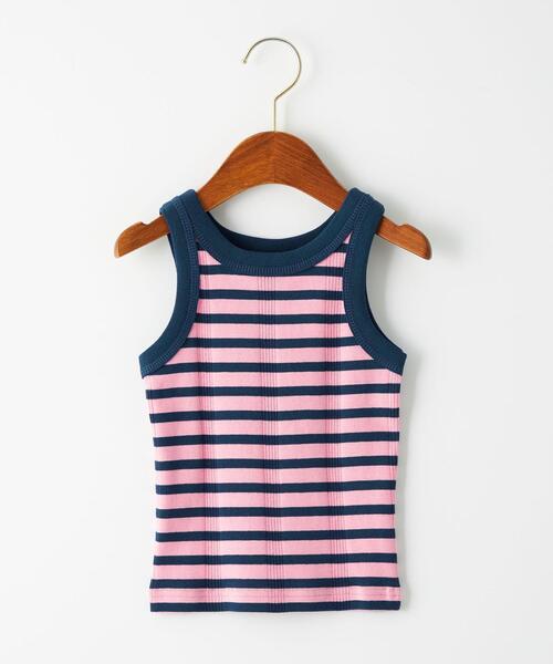 MILLER(ミラー)の「【別注】<Robert P. Miller>TJ EX MILLER タンクトップ(タンクトップ・キッズ・ネイビー/ブラック/ピンク/ライトブルー・120cm/130cm/110cm)」の3枚目の写真