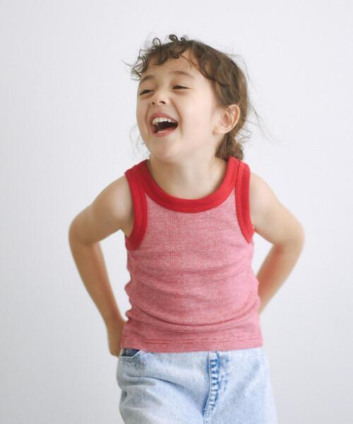 MILLER(ミラー)の「【別注】<Robert P. Miller>TJ EX MILLER タンクトップ(タンクトップ・キッズ・ネイビー/ブラック/ピンク/ライトブルー・120cm/130cm/110cm)」の4枚目の写真