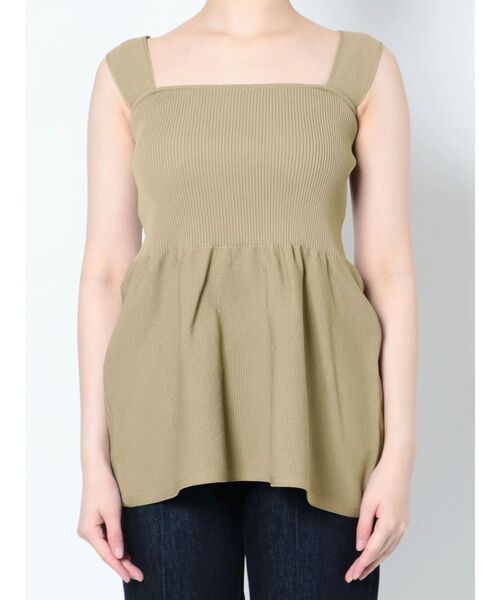 LAGUNAMOON(ラグナムーン)の「ペプラムフォルムニットプルオーバー(ニット/セーター・レディース・ブラック/ベージュ/ブルー・FREE)」の13枚目の写真