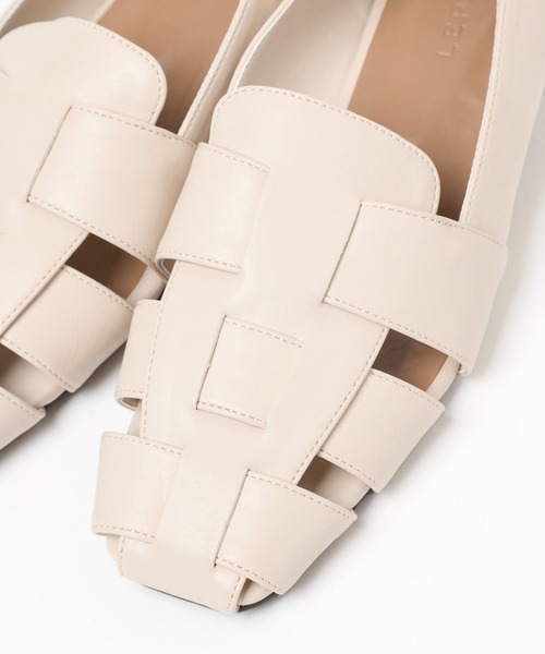 LEPSIM（レプシィム）の「グルカパンプス　181280（パンプス・レディース・アイボリー/ブラック・MEDIUM/LARGE）」の12枚目の写真