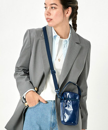 LeSportsac（レスポートサック）の「MINI PHONE CROSSBODY ネイビーパテント（ショルダーバッグ・キッズ）」