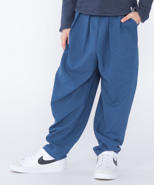 SHIPS（シップス）の「SHIPS KIDS:100～130cm / ボリューム タック パンツ（その他パンツ・キッズ・カーキ/ネイビー・110/130/120/100）」の2枚目の写真