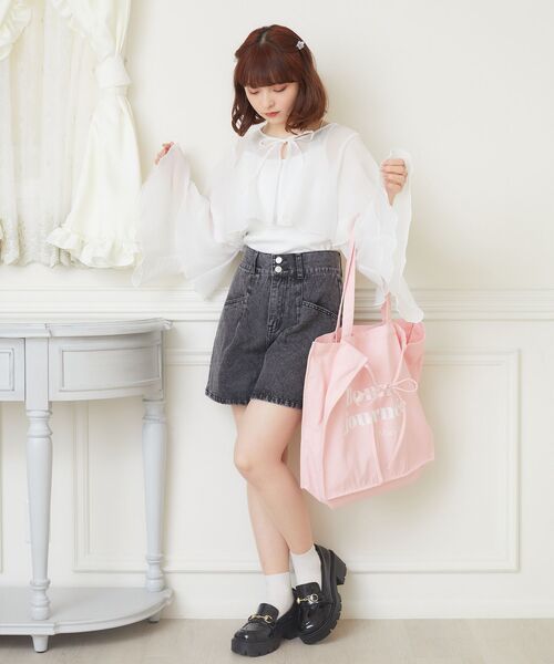 ems excite(エムズエキサイト)の「デニムSPT(その他パンツ・レディース・ナチュラル/ブルー/ブラック/ライトブルー・MEDIUM/SMALL)」の17枚目の写真