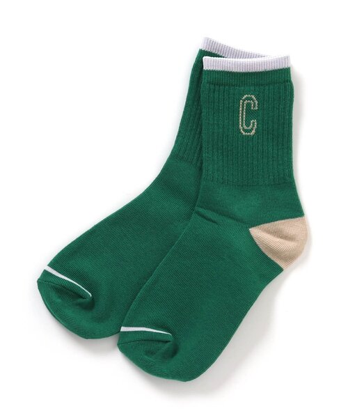 BREEZE（ブリーズ）の「カレッジソックス（ソックス/靴下・キッズ・グリーン/アイボリー/ネイビー・18/21/15 ）」の9枚目の写真