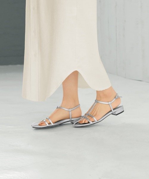 STYLE DELI（スタイルデリ）の「スラブコットンシャツワンピース（ワンピース・レディース・ホワイト/カーキ/キャメル・01/02）」の20枚目の写真