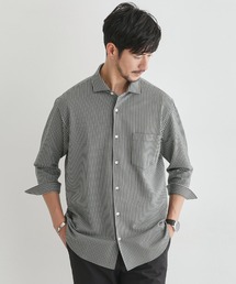 TAKEO KIKUCHI（タケオキクチ）の「【抗菌防臭／7分袖】サッカージャージ ストライプシャツ（シャツ/ブラウス）」