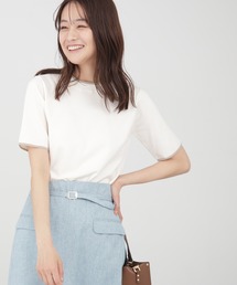 N.（N. Natural Beauty Basic） | ◆総針切替配色ラインニット(ニット/セーター)