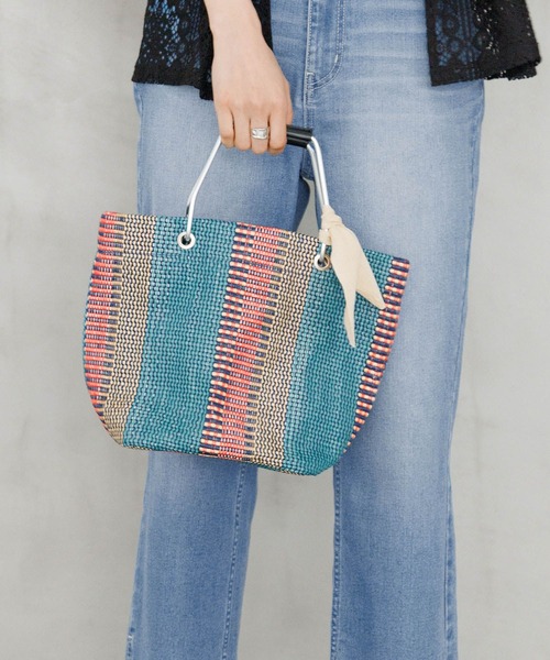 LEPSIM(レプシィム)の「カラフルシートBAG 188041(トートバッグ・レディース・イエロー系その他/ブルー系その他/ブラック系その他・ONE SIZE)」の3枚目の写真