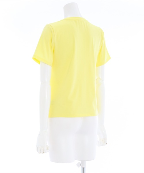 clear（クリア）の「花刺繍半袖Tシャツ（Tシャツ/カットソー・レディース・イエロー/オフホワイト・F）」の5枚目の写真