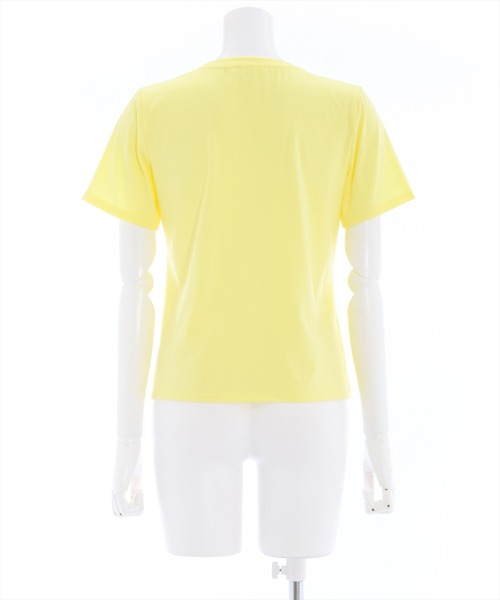 clear（クリア）の「花刺繍半袖Tシャツ（Tシャツ/カットソー・レディース・イエロー/オフホワイト・F）」の6枚目の写真