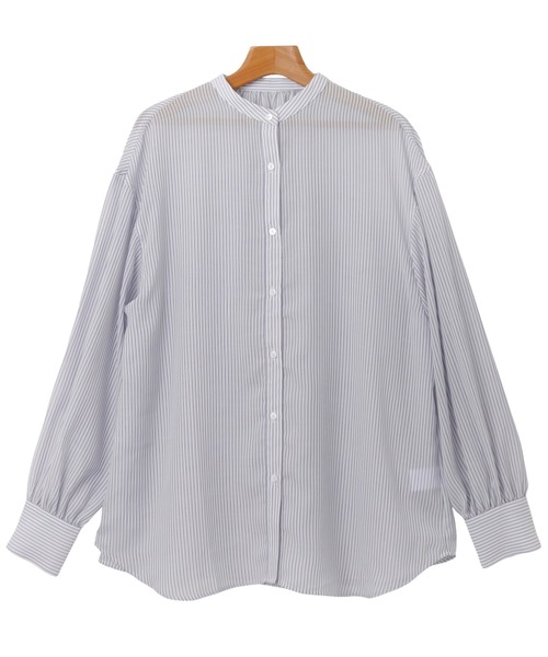 andme(アンドミー)の「シアーボリュームスリーブシャツブラウス(シャツ/ブラウス・レディース・ピンク/オフホワイト/ブラウン系その他/グリーン系その他/ブルー系その他/グレイッシュベージュ/ブルーグリーン/ライトグレー/コーラル/ブラック・M)」の12枚目の写真