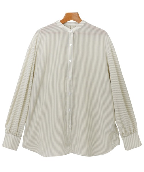 andme(アンドミー)の「シアーボリュームスリーブシャツブラウス(シャツ/ブラウス・レディース・ピンク/オフホワイト/ブラウン系その他/グリーン系その他/ブルー系その他/グレイッシュベージュ/ブルーグリーン/ライトグレー/コーラル/ブラック・M)」の13枚目の写真