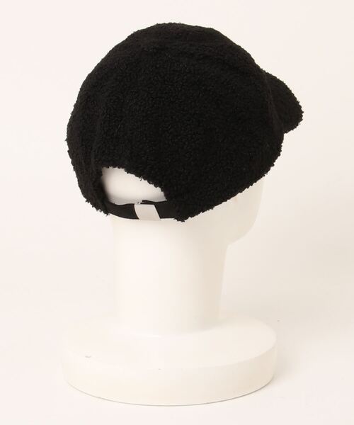 KANGOL（カンゴール）の「KANGOL/カンゴール　SMU SHEEP FUR BASEBALL（キャップ・レディース・ブラック/ライトピンク/アイボリー・ONESIZE(L)）」の12枚目の写真