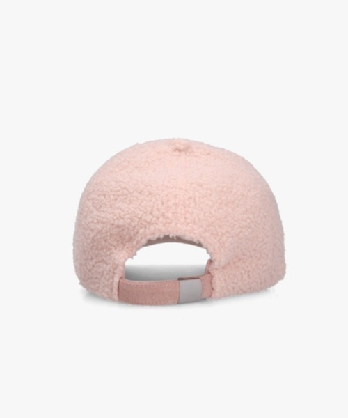 KANGOL（カンゴール）の「KANGOL/カンゴール　SMU SHEEP FUR BASEBALL（キャップ・レディース・ブラック/ライトピンク/アイボリー・ONESIZE(L)）」の6枚目の写真